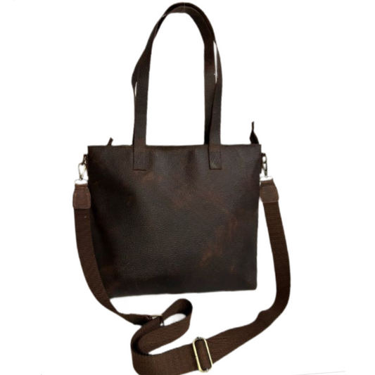 Victoria Rambler Leather Tote Bag (Medium)