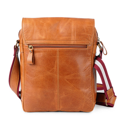 Colorado Full Flap Leather Messenger Bag